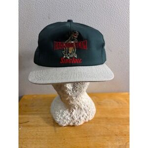Vintage Sinclair Oil Balloon Team Snapback Hat K-Products Green Corduroy Brim